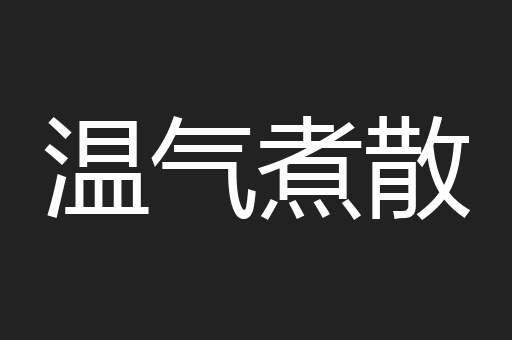 温气煮散