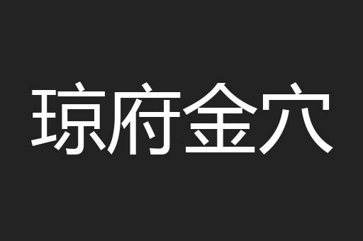 琼府金穴