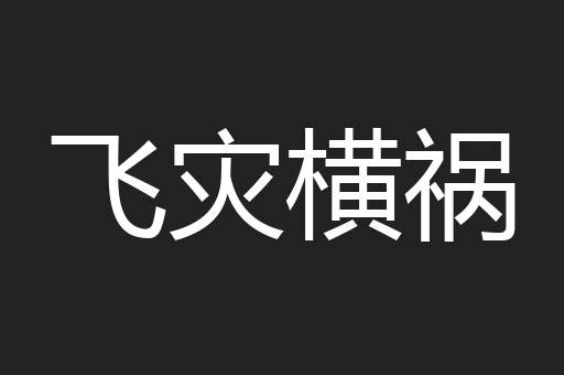 飞灾横祸