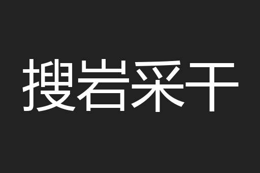 搜岩采干